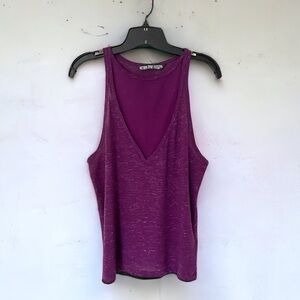 • Victoria’s Secret • Deep V-Neck Sheer Mesh Panel Tank